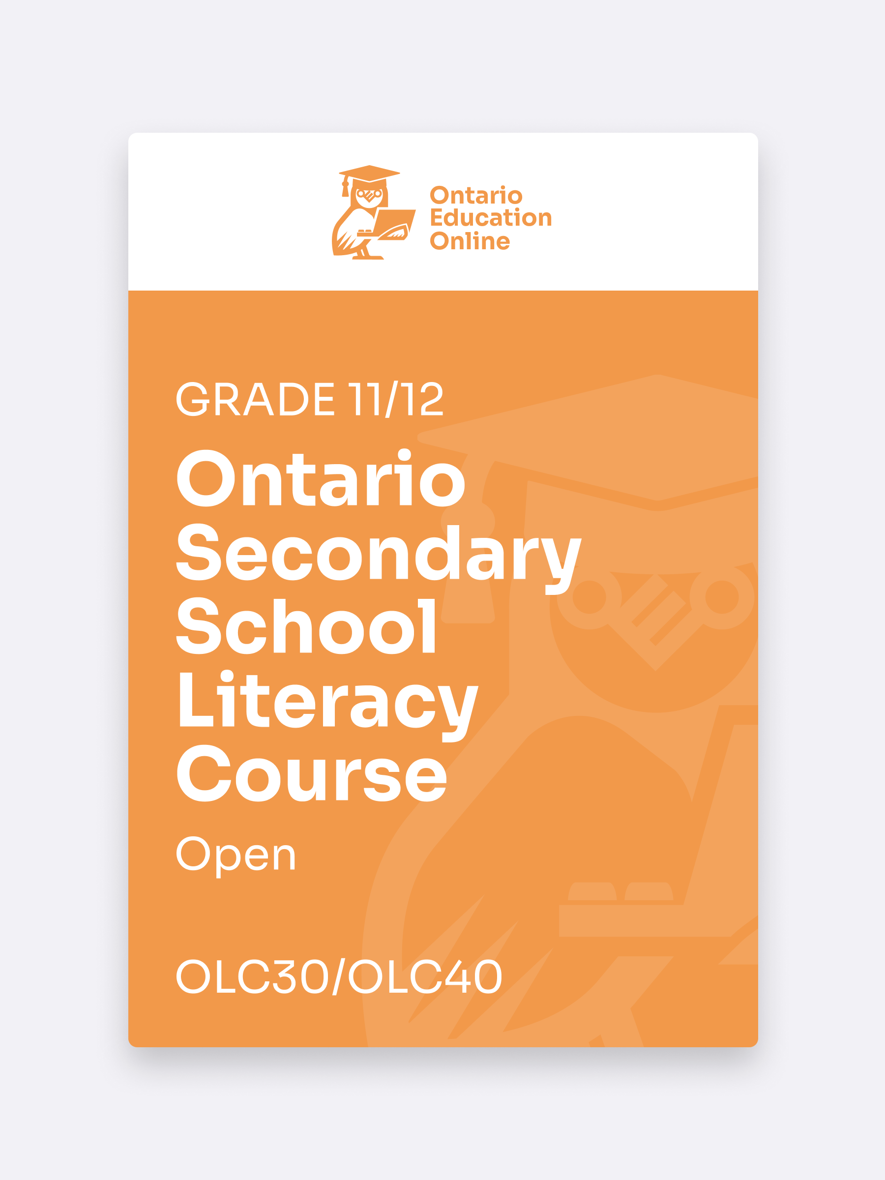 Grade 12 Open Ontario Literacy Course Online | OLC4O