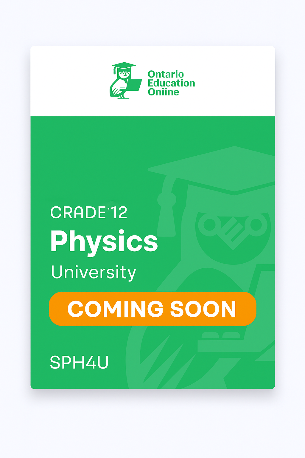 Physics Grade 12 (University)