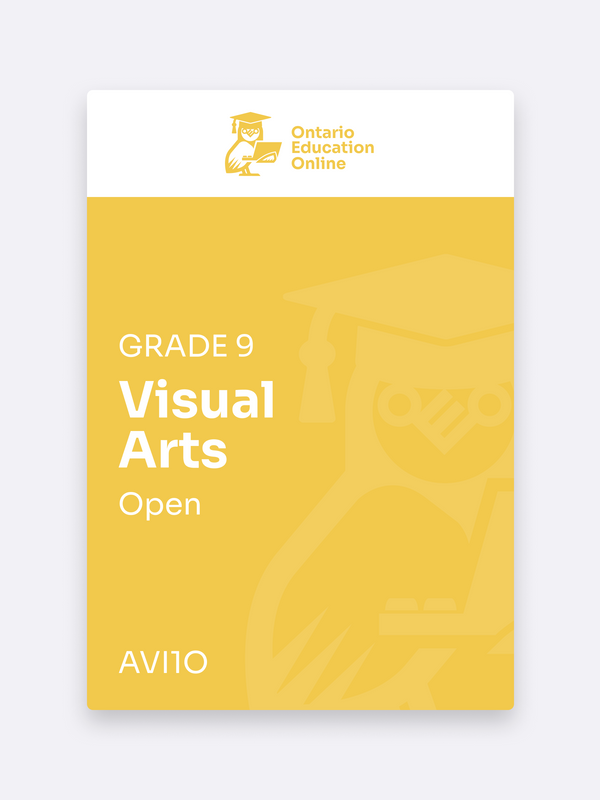 Grade 9 Open Visual Arts Online | AVI1O