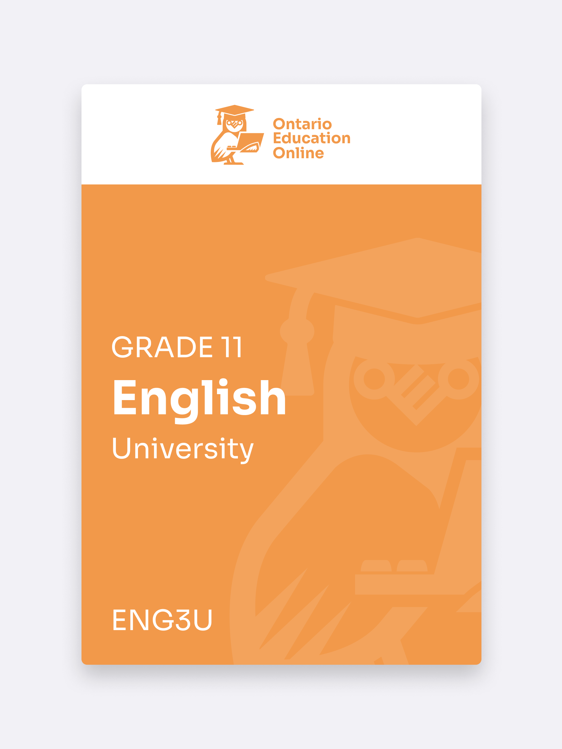 University Guide 11th Grade 11 University English Online (ENG3U)