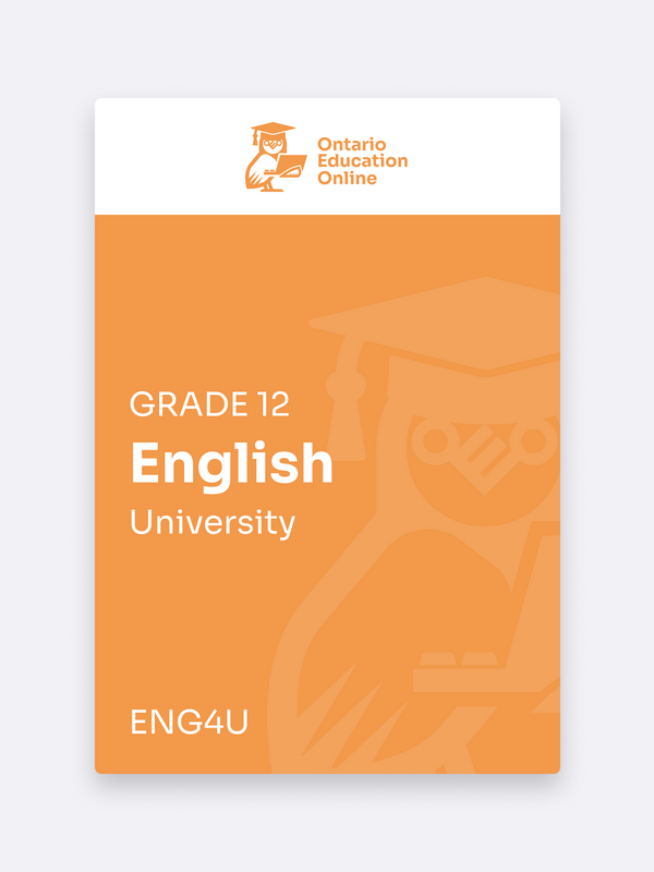 Grade 12 University English Online | ENG4U