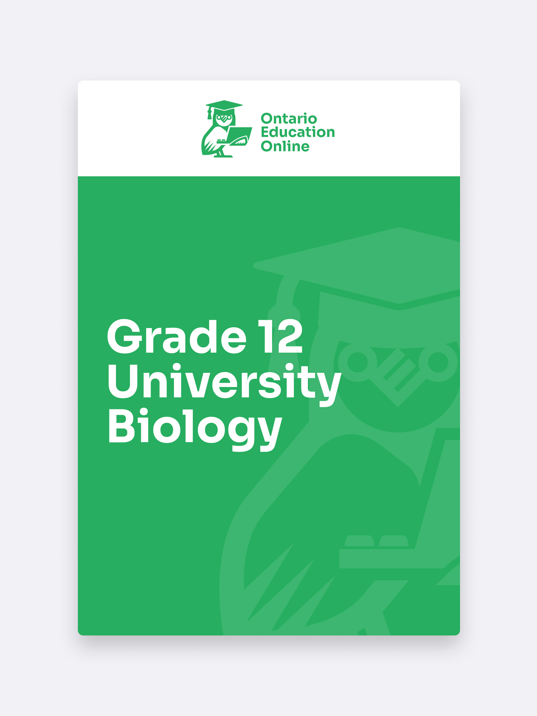 Biology Grade 12 (University)