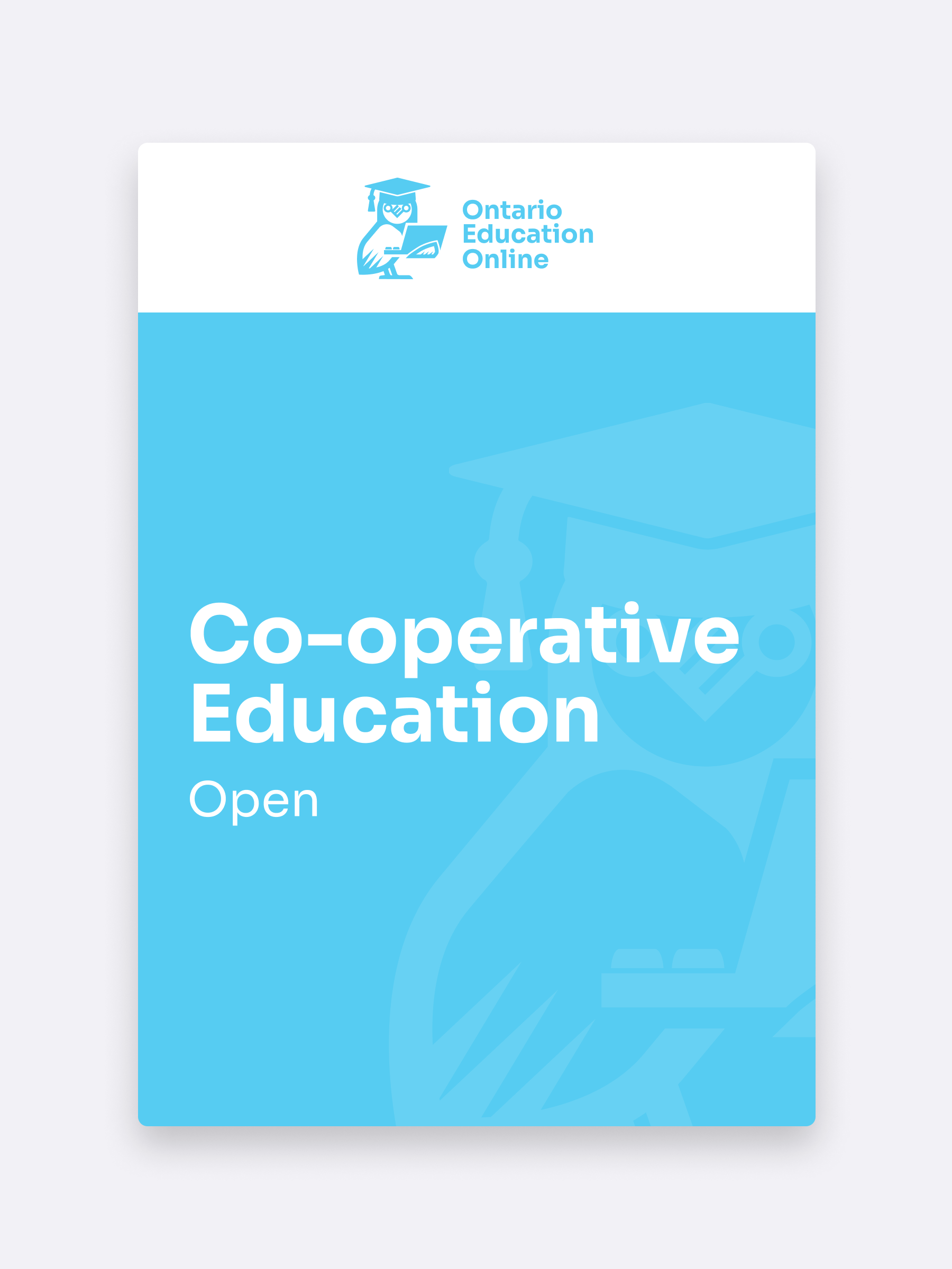 Co-operative Education (Open, Experiential Learning)