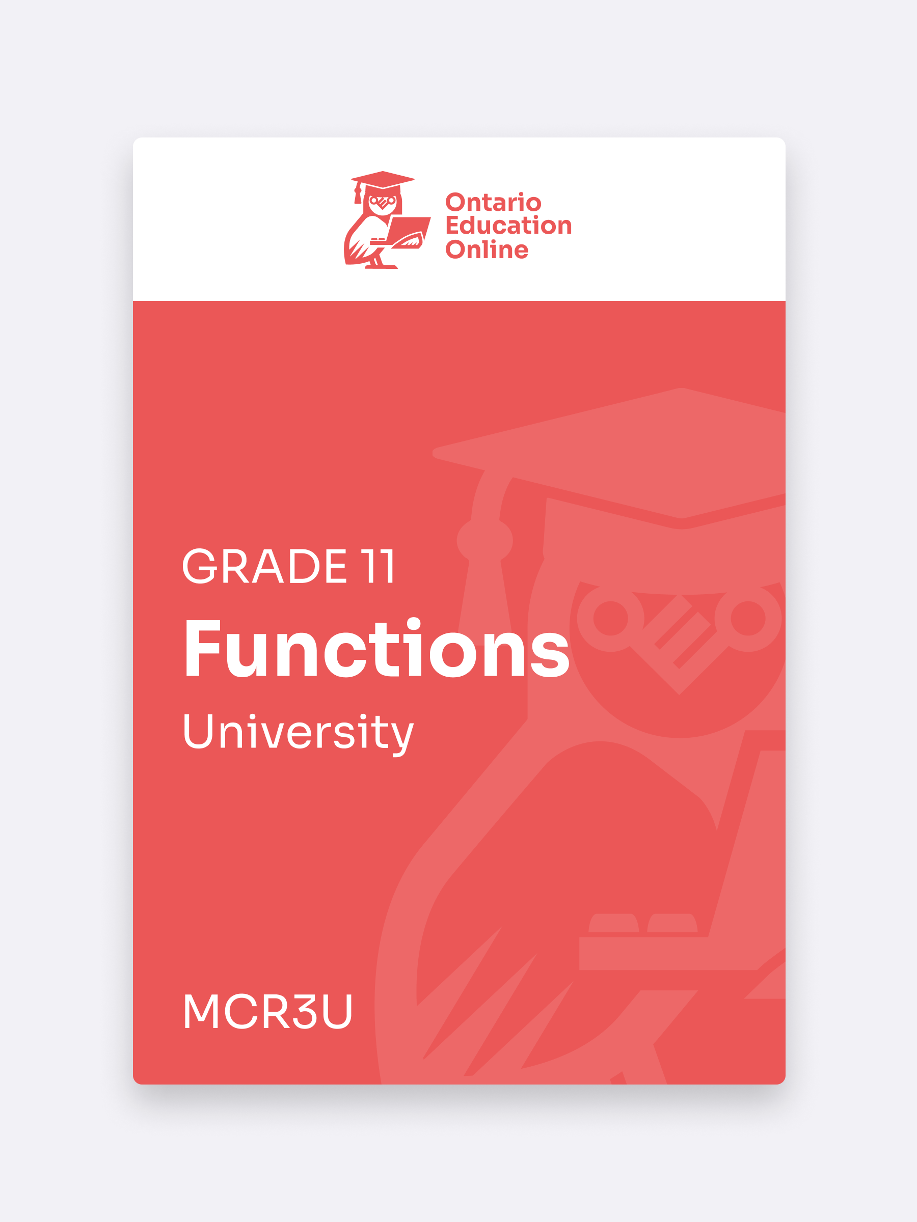 Functions Grade 11 (University)