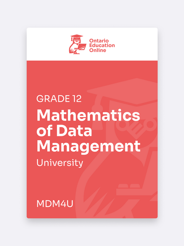 Grade 12 University Data Management Online | MDM4U
