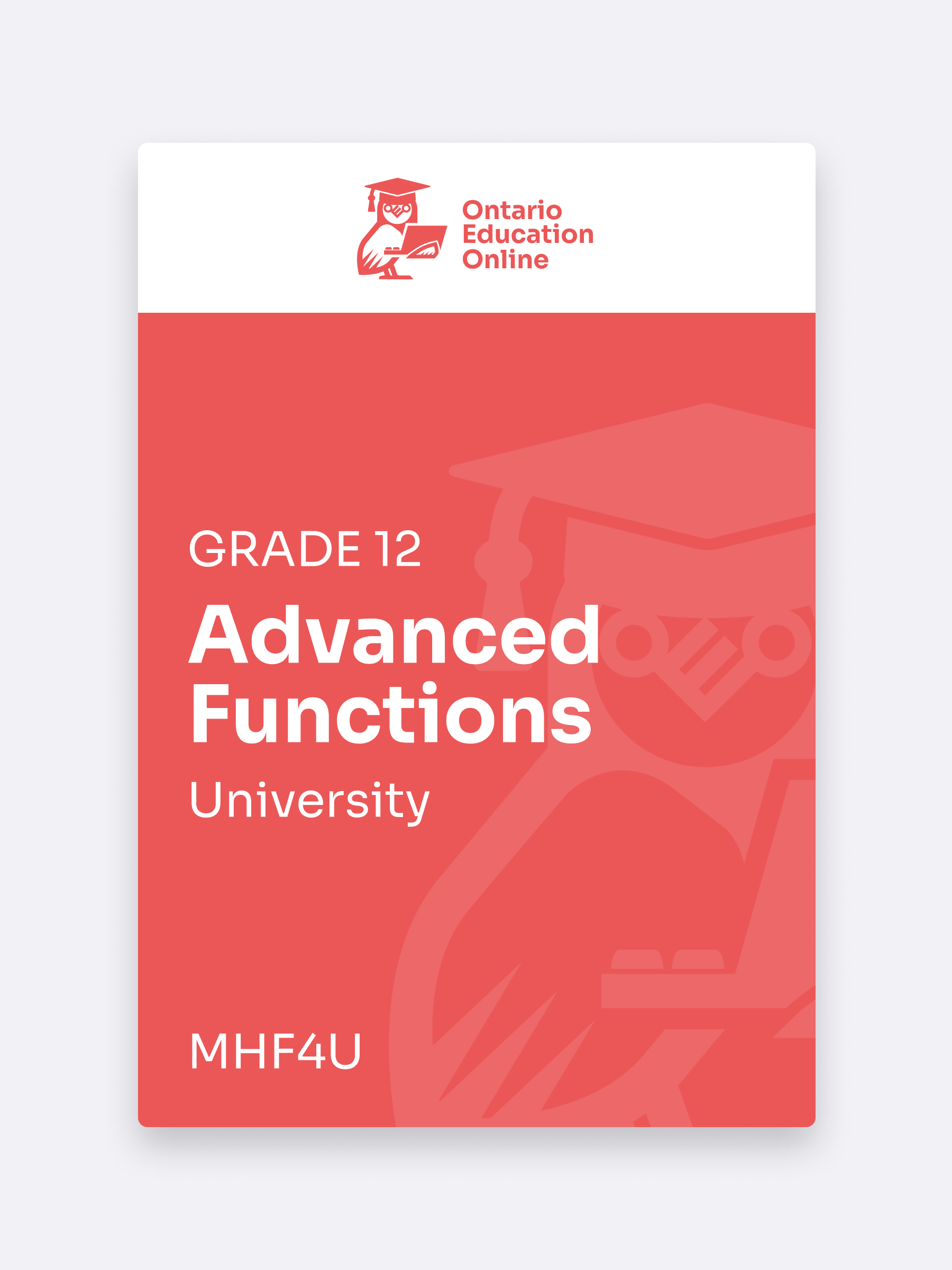 Advanced Functions Grade 12 (University)