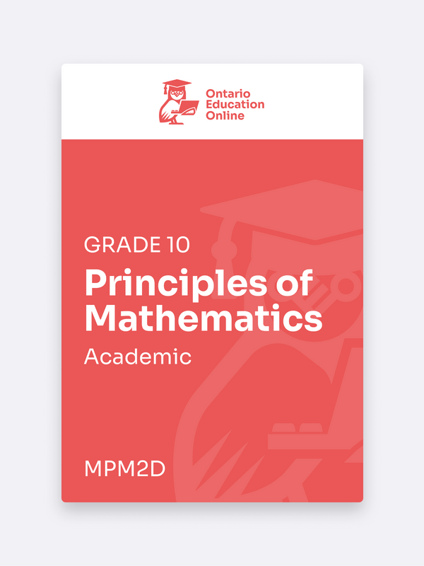 Grade 10 Academic Math Online | MPM2D