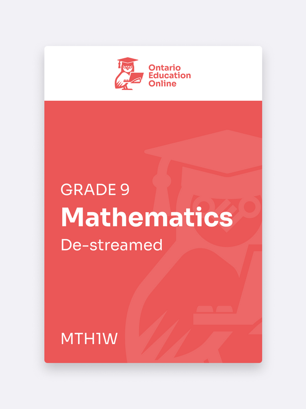 Grade 9 Math Online | MTH1W