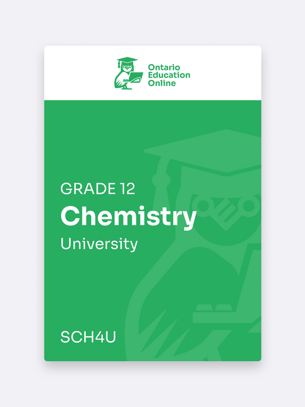 Grade 12 University Chemistry Online | SCH4U